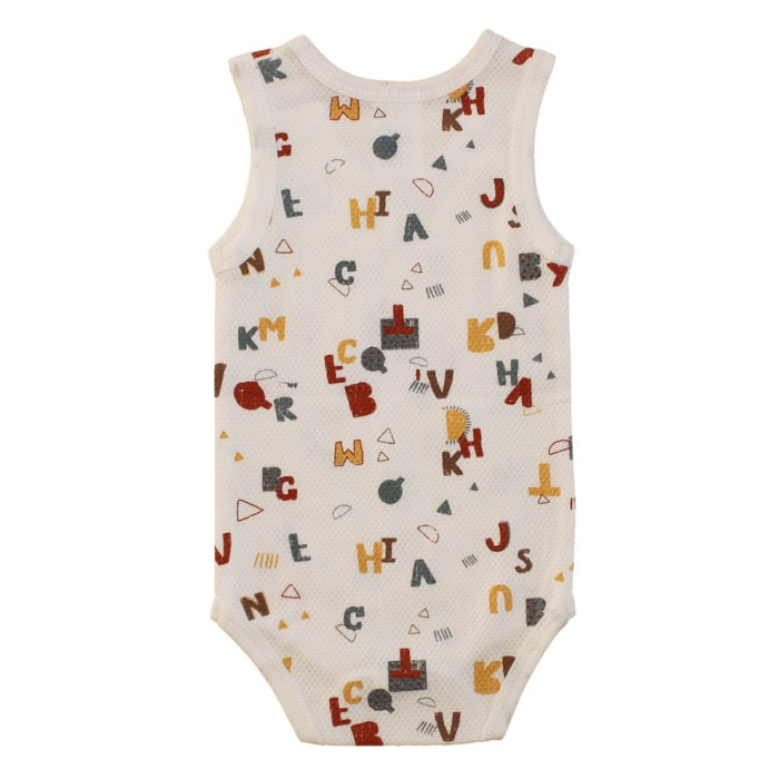 Baby Romper - Mouwloos - Lucky Letters