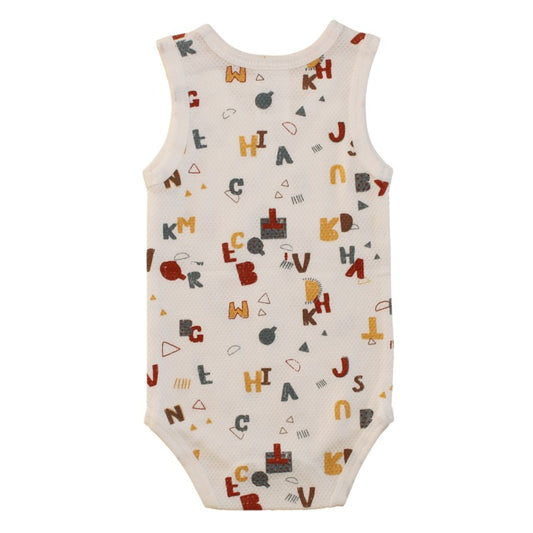 Baby Romper - Mouwloos - Lucky Letters