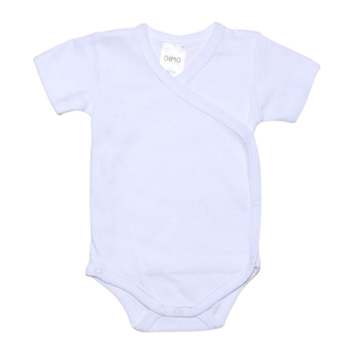 Overslag Romper - Korte Mouw - Wit