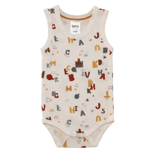 Baby Romper - Mouwloos - Lucky Letters