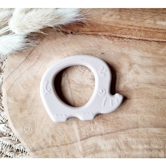 Baby Bijtring Olifant - Siliconen - Zand