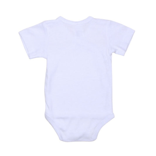 Overslag Romper - Korte Mouw - Wit