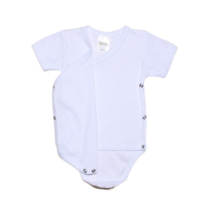 Overslag Romper - Korte Mouw - Wit