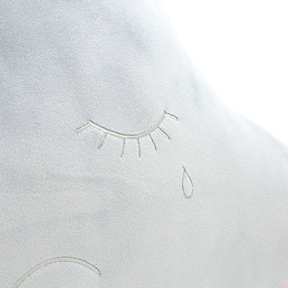 Emotie Wolk Knuffel – Roze/Grijs - Droomkussen - Droomwolk