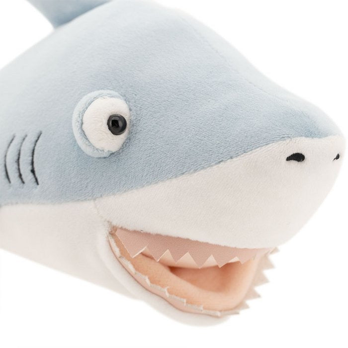 Handpop/knuffel - Haai – (35cm)