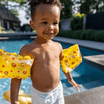 Zwembandjes Swim Essentials - Circus Print - Geel - 2-6 jaar