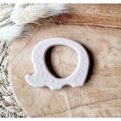 Baby Bijtring Olifant - Siliconen - Zand