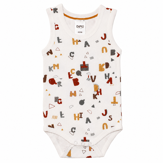 Baby Romper - Mouwloos - Lucky Letters